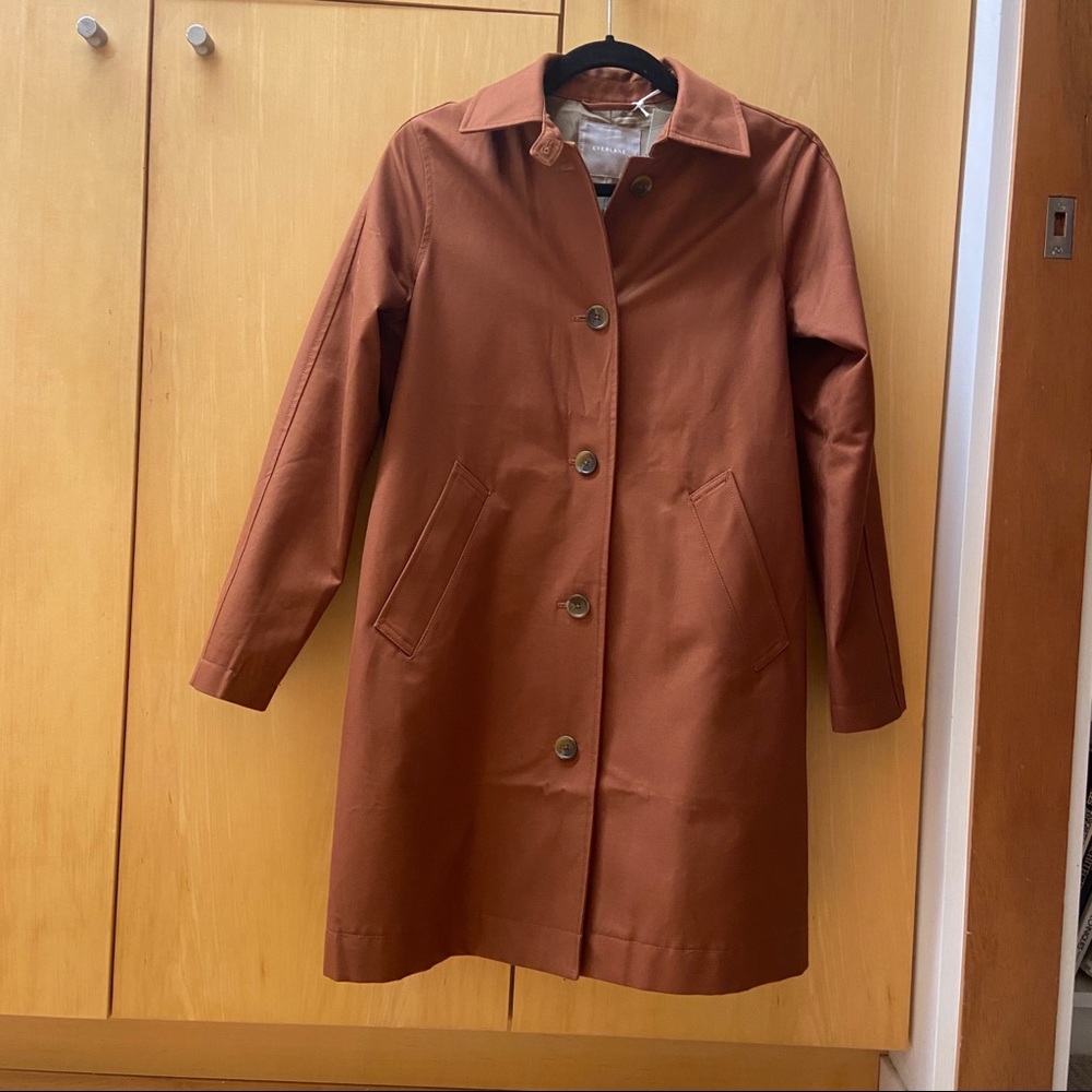 Everlane Mac Coat Size 0 Cocoa Brown
